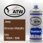 Preview: Jeep, Bronze Metallic, MA / RMA / 806: 400ml Sprühdose, von ATW Autoteile West.